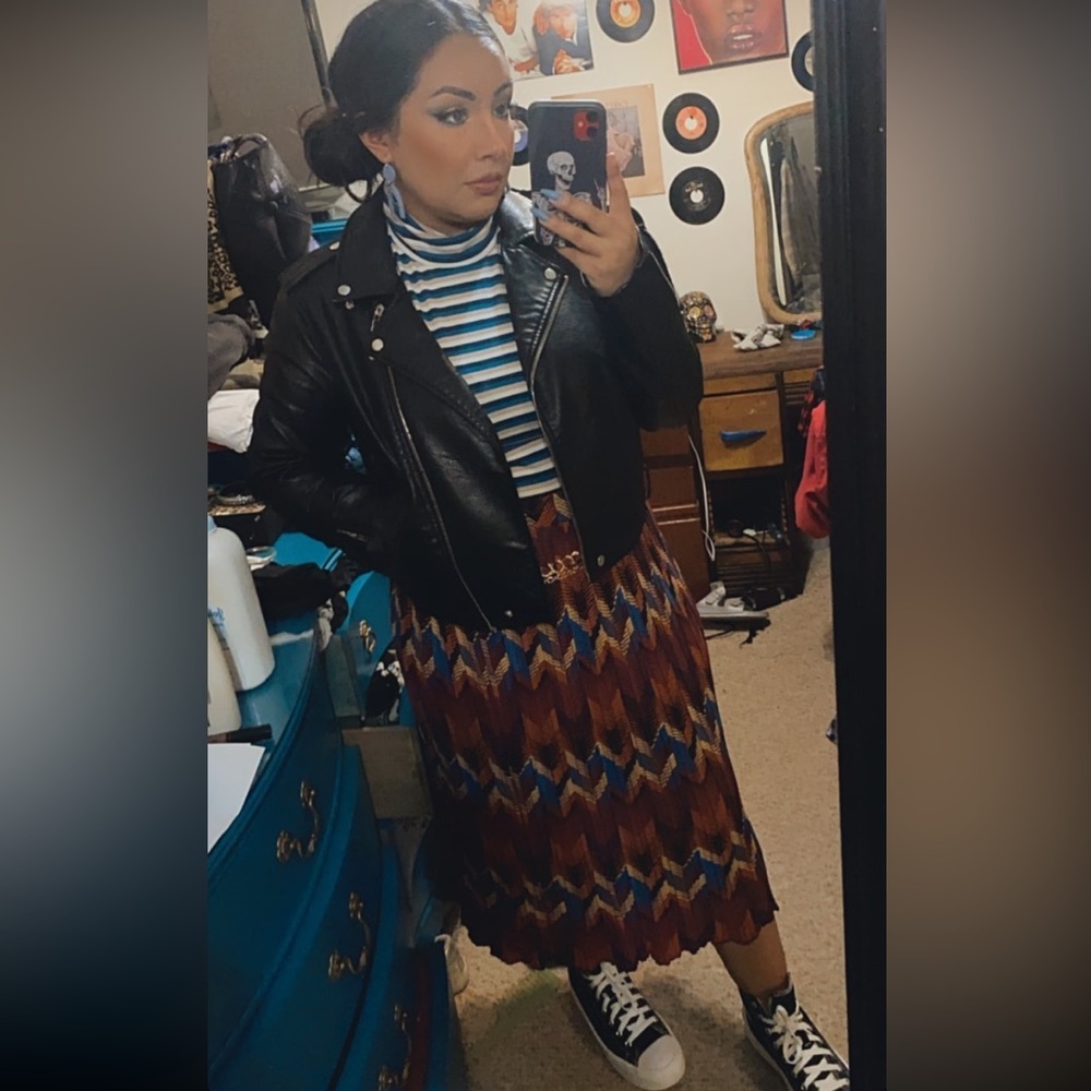 M Multi midi  skirt with tag still on